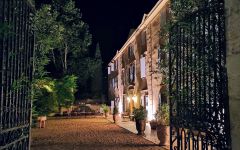 Chateau Haut-Blanville Le Chateau at Night Winery Image