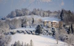 Borgoluce Borgoluce Estate in the snow Winery Image