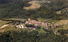 Castello di Volpaia Aerial View of Castello di Volpaia Winery Image