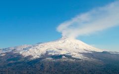 Passopisciaro Smoking Mount Etna Winery Image