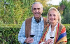 Fabre Montmayou Owners Herve and Diane Joyaux Fabre  Winery Image