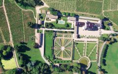 Chateau de la Chaize Ariel view of Chateau de la Chaize Winery Image