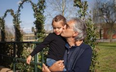 Bocelli Family Wines Andrea with Daughter Virginia Winery Image