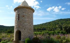 Chateau La Roque The tower at Château La Roque Winery Image