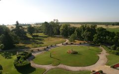 Chateau Ducru-Beaucaillou Aerial View of Gardens Winery Image