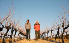 Bieler Charles and his father, Philippe Bieler Winery Image