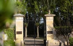 Chateau Rahoul The entry gates at Chateau Rahoul Winery Image