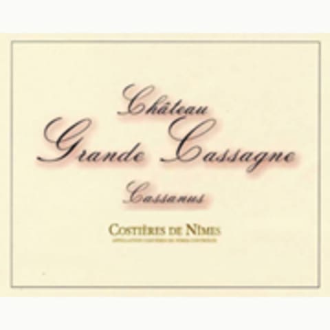 Chateau Grande Cassagne Cuvee Cassanus 2007 Front Label