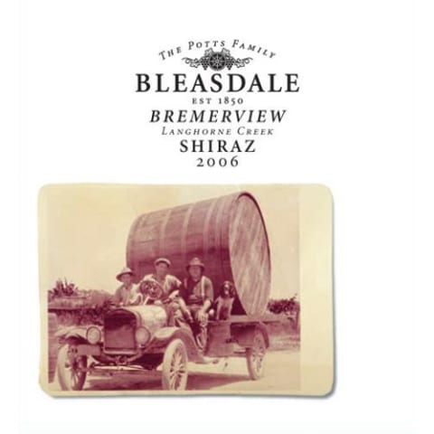 Bleasdale Mulberry Tree Cabernet Sauvignon 2006 Front Label