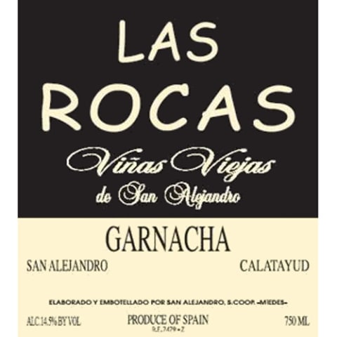 Flat front label of wine