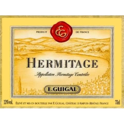 Guigal Hermitage Rouge 2005 Front Label