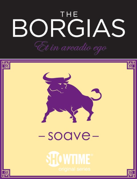 Borgias Soave 2010 Front Label