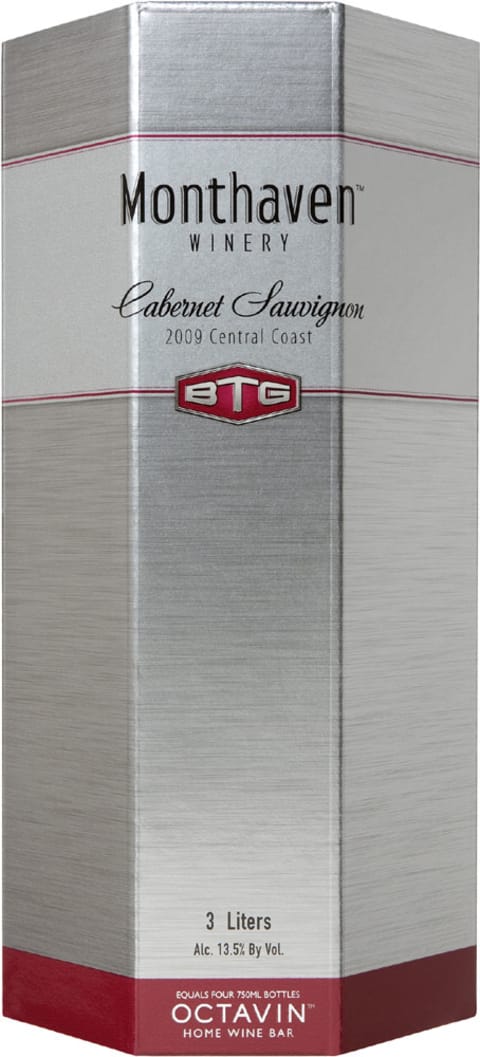 Monthaven Winery Cabernet Sauvignon (3 Liter Octavin Home Wine Bar) 2009 Front Label