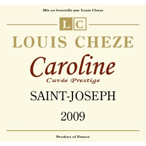 Flat front label of wine