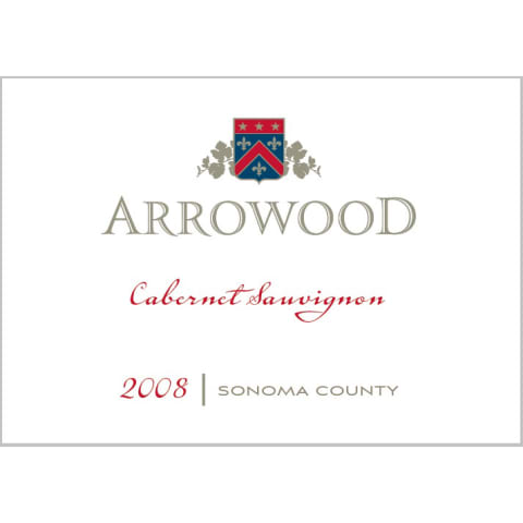 Arrowood Sonoma Cabernet Sauvignon 2008 Front Label