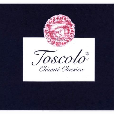 Flat front label of wine