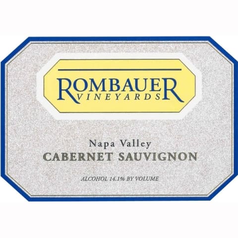 Flat front label of wine