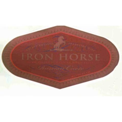 Flat front label of wine