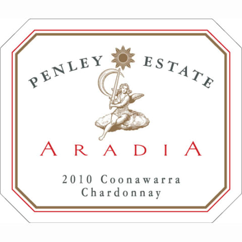 Flat front label of wine