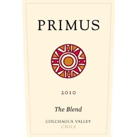 Flat front label of wine