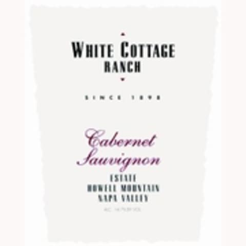 Flat front label of wine
