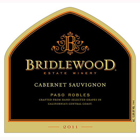 Bridlewood Paso Robles Cabernet Sauvignon 2011 Front Label