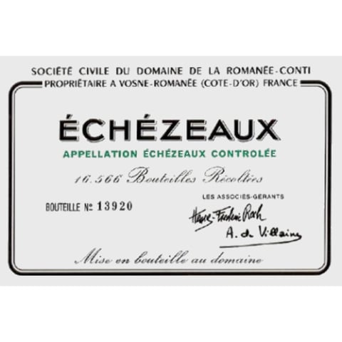 Domaine de la Romanee-Conti Echezeaux Grand Cru 2010 Front Label