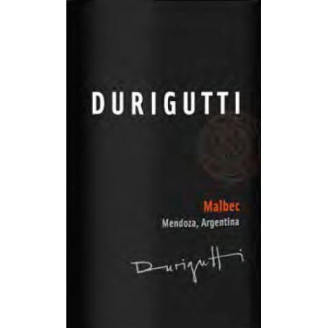 Flat front label of wine