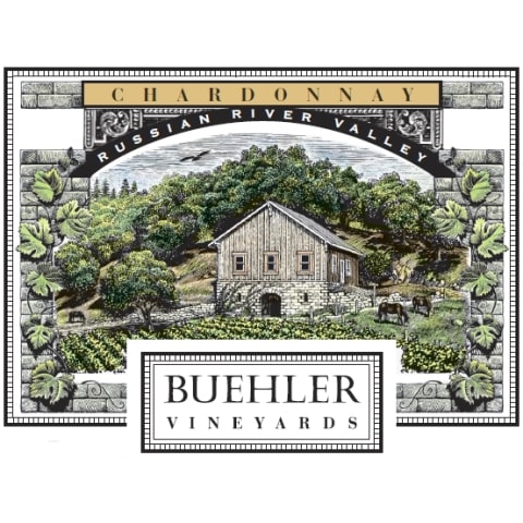 Buehler Russian River Chardonnay 2012 Front Label