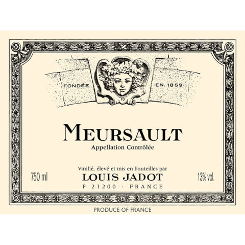 Louis Jadot Meursault 2010 Front Label