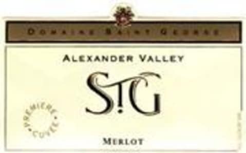 Flat front label of wine