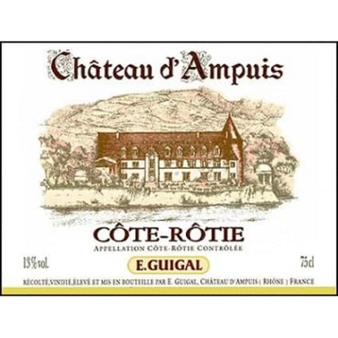 Flat front label of wine