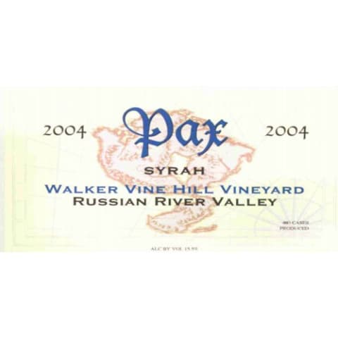 Flat front label of wine