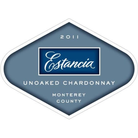 Estancia Unoaked Chardonnay 2011 Front Label