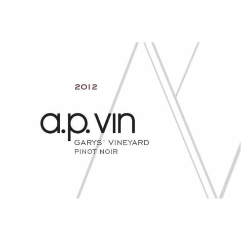 A.P. Vin Garys' Vineyard Pinot Noir 2012 Front Label