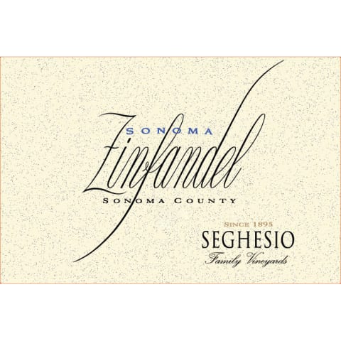 Seghesio Sonoma Zinfandel 2013 Front Label