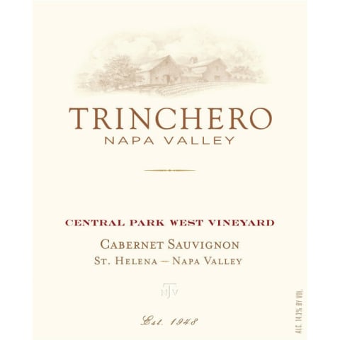 Trinchero Central Park West Cabernet Sauvignon 2011 Front Label
