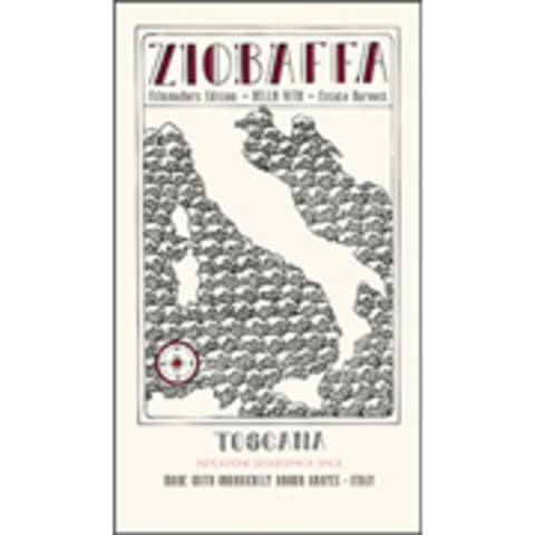 Flat front label of wine