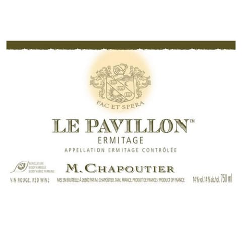 M. Chapoutier Ermitage Le Pavillon 2005 Front Label