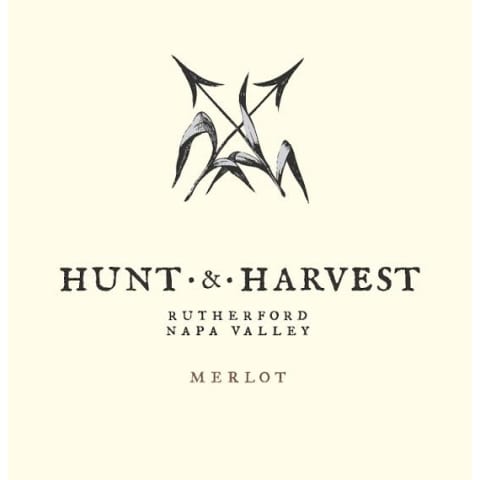Flat front label of wine