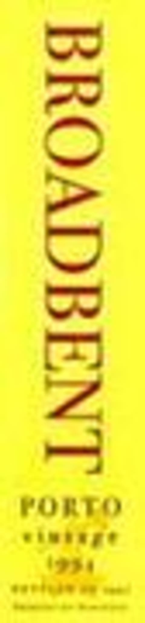 Flat front label of wine