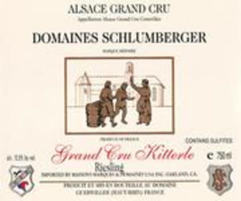 Domaines Schlumberger Kitterle Grand Cru Riesling (half-bottle) 1986 Front Label