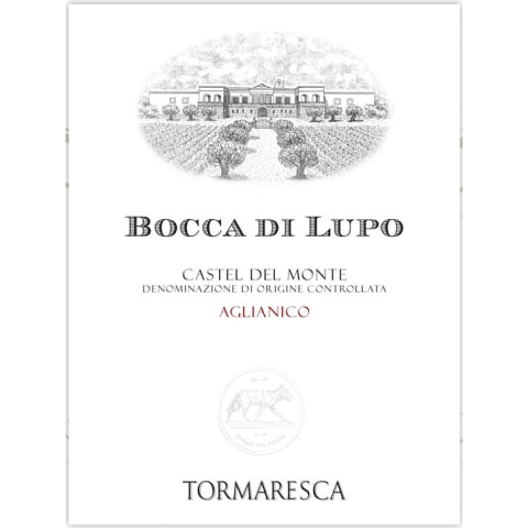 Tormaresca Bocca di Lupo 2010 Front Label