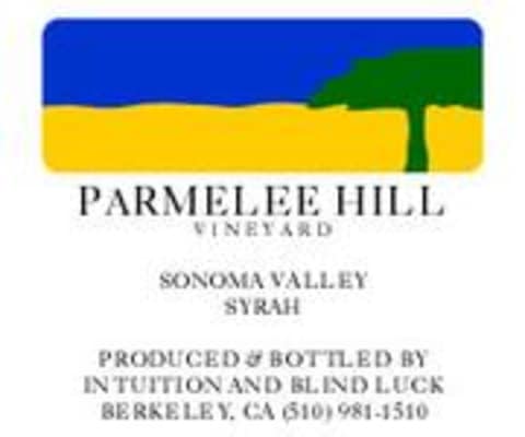 Flat front label of wine