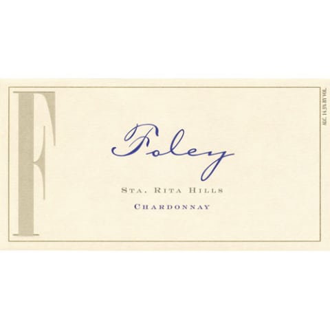 Foley Estate Winery Sta. Rita Hills Chardonnay 2013 Front Label