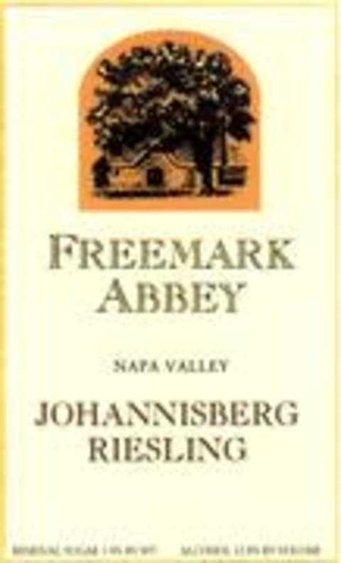 Flat front label of wine