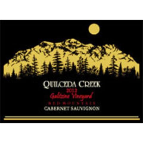 Quilceda Creek Galitzine Vineyard Cabernet Sauvignon 2012 Front Label