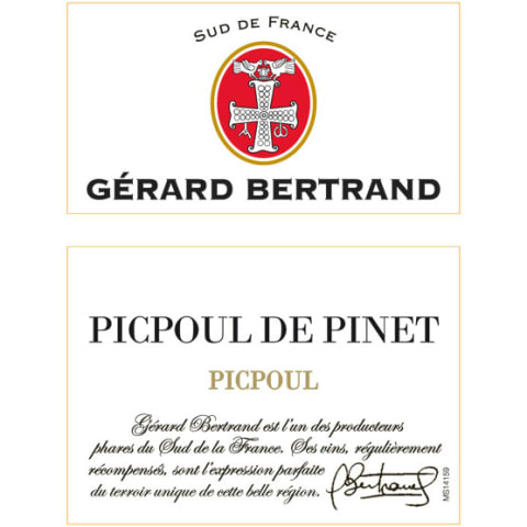 Gerard Bertrand Terroir Picpoul de Pinet 2014 Front Label