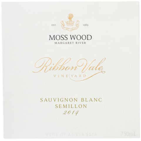 Moss Wood Ribbon Vale Semillon Sauvignon Blanc 2014 Front Label