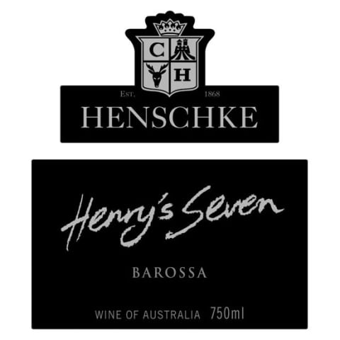 Flat front label of wine